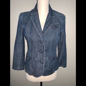 Denim blazer